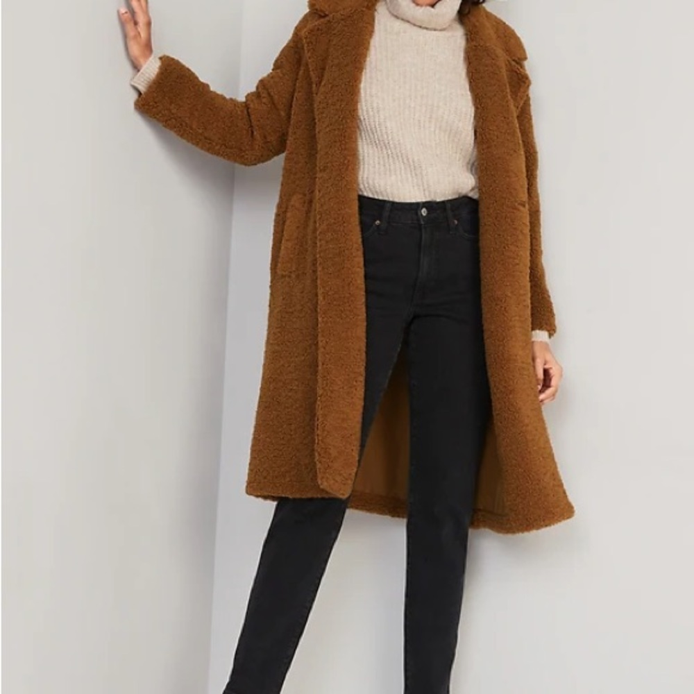 Old Navy Warm Brown Teddy Jacket